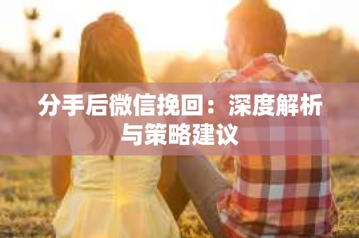 分手后微信挽回：深度解析与策略建议