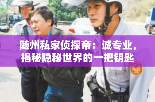 随州私家侦探帝：诚专业，揭秘隐秘世界的一把钥匙