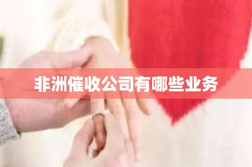 非洲催收公司有哪些业务
