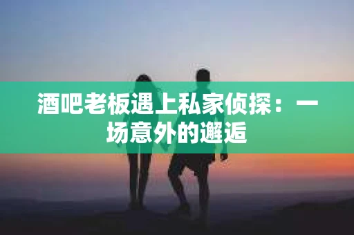 酒吧老板遇上私家侦探：一场意外的邂逅