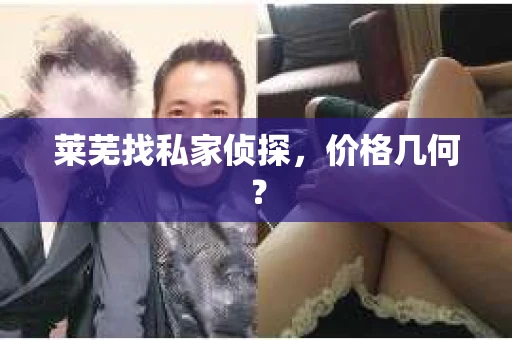 莱芜找私家侦探，价格几何？